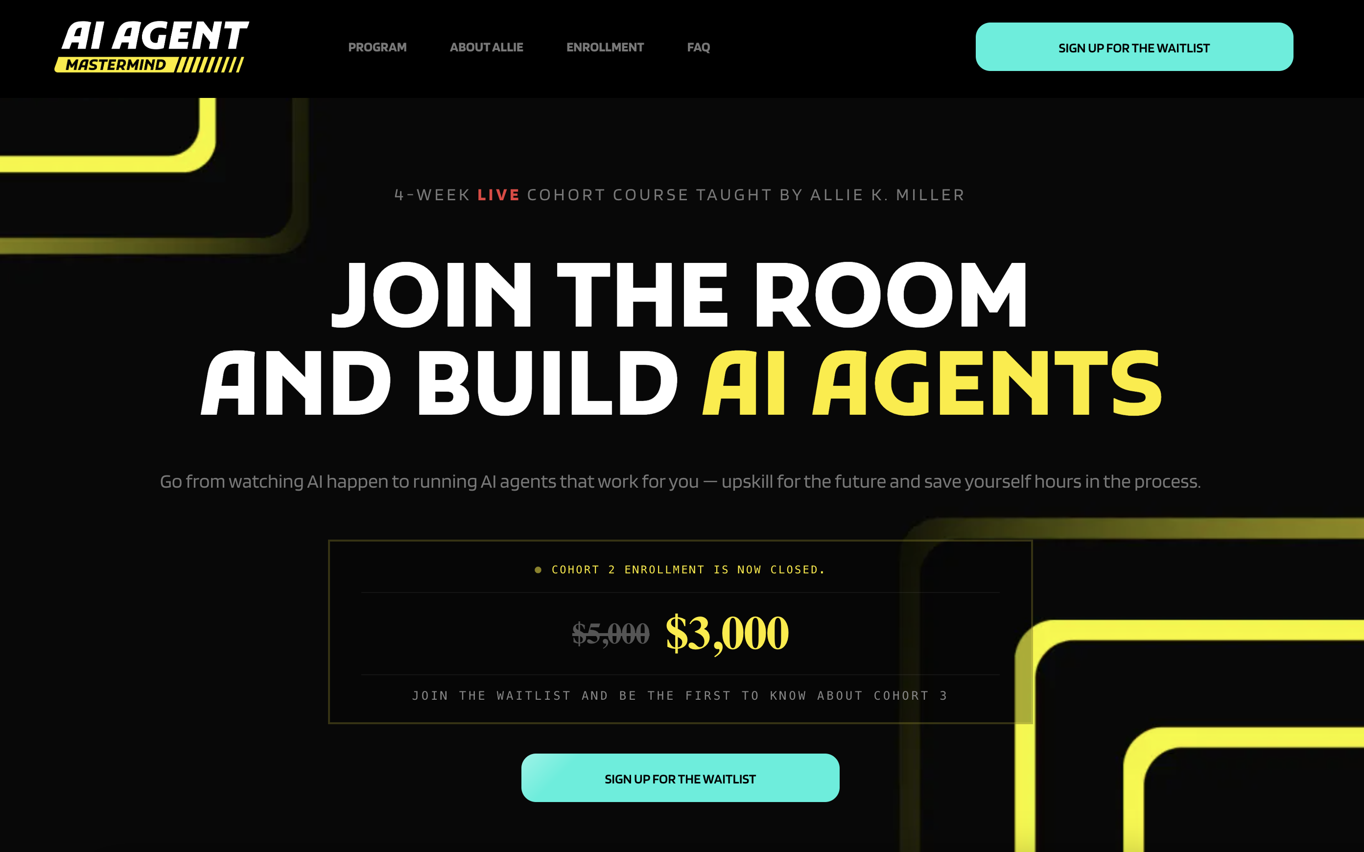 AI Agent Mastermind — Join the room and build AI agents